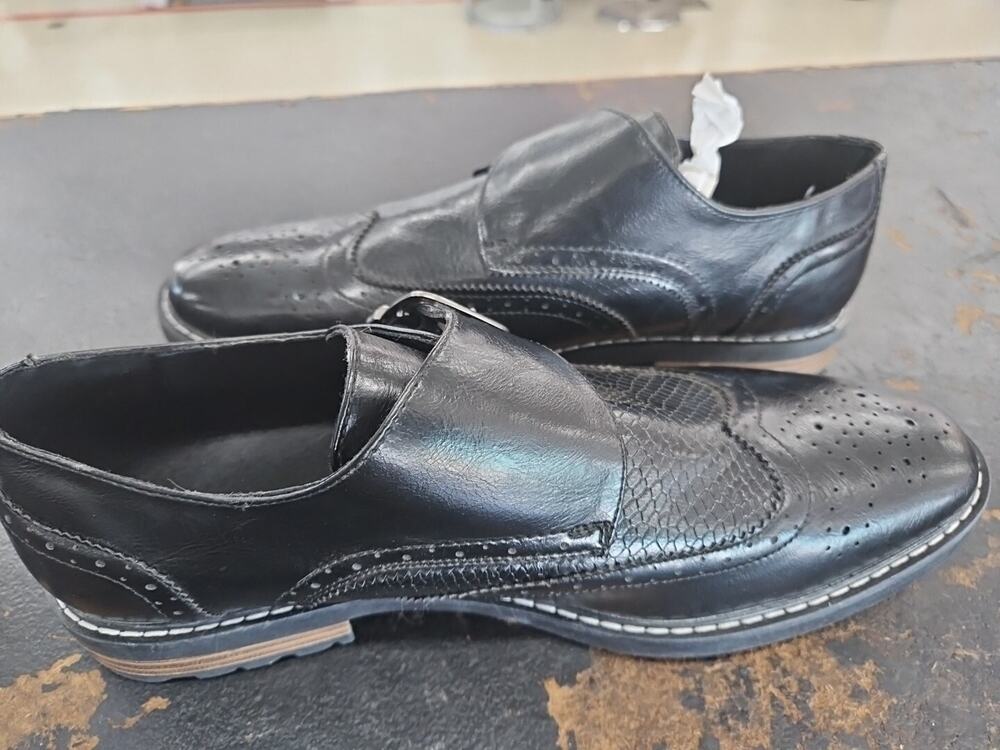 GOLAIMAN MEN'S MONK STRAP Oxford SHOES DRESS SHOES Size 9 Business Professional